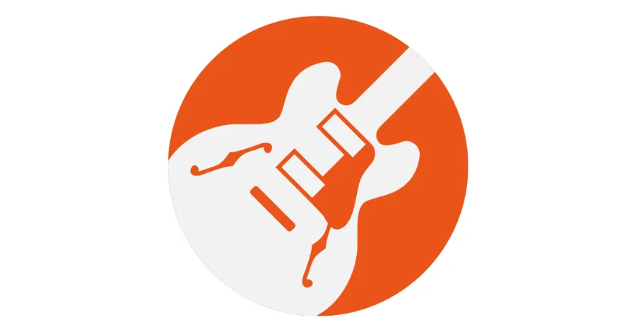 GarageBand interface showing smart instruments and track view