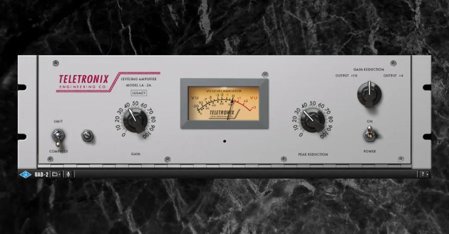 Teletronix LA-2A optical compressor plugin interface