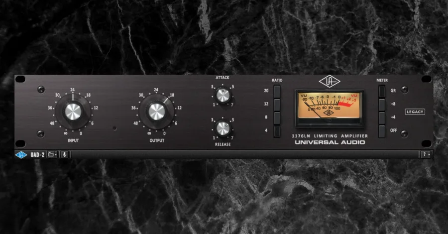 1176 Peak Limiter compressor plugin interface