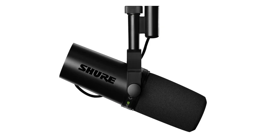 Shure SM7dB dynamic vocal microphone with built-in preamp