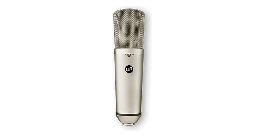 Warm Audio WA-87 R2 condenser microphone in nickel