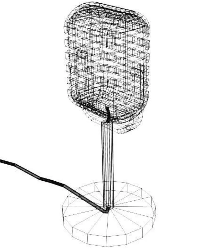 Vintage-style ribbon microphone for vocal recording
