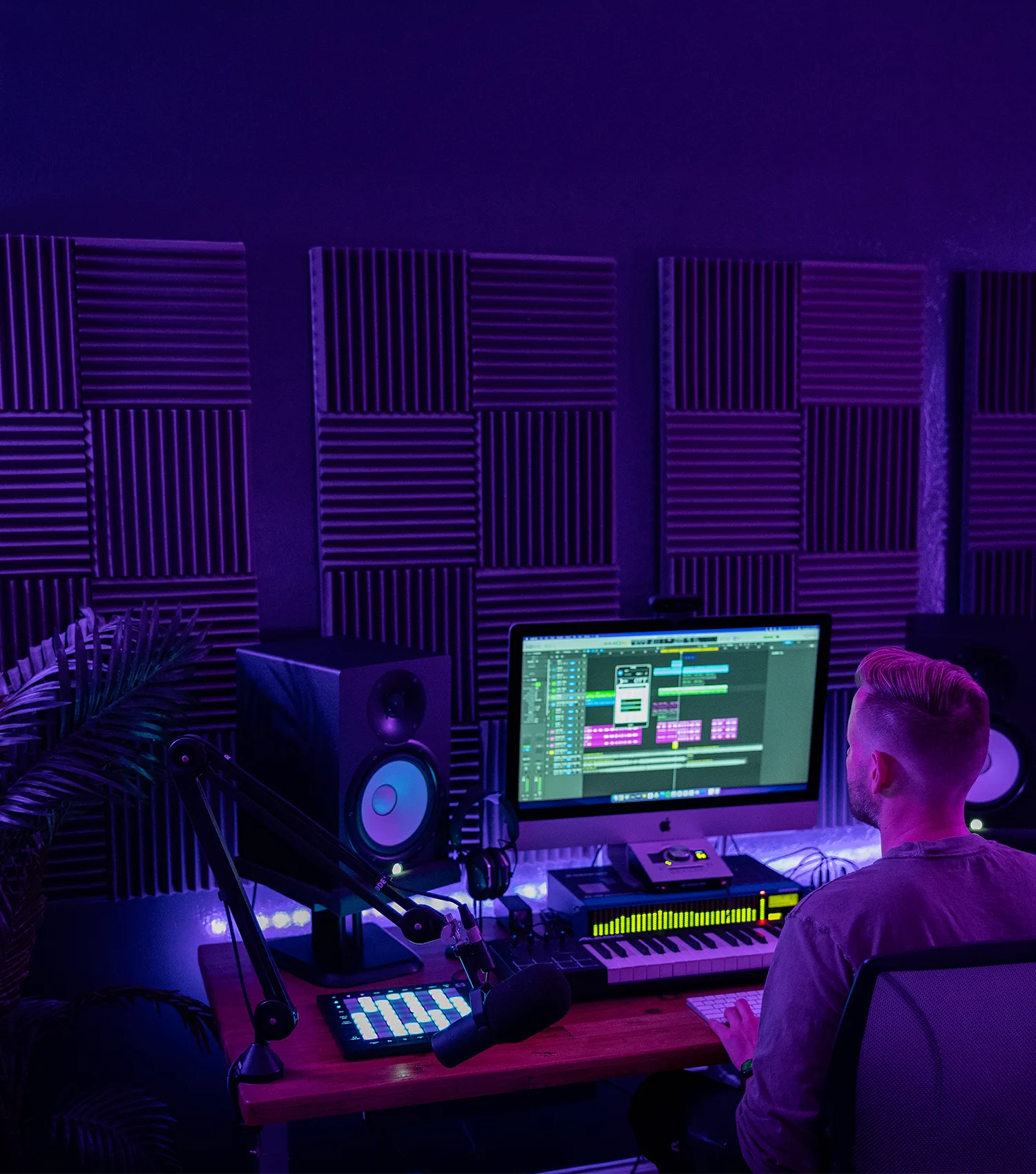 Serik in the studio