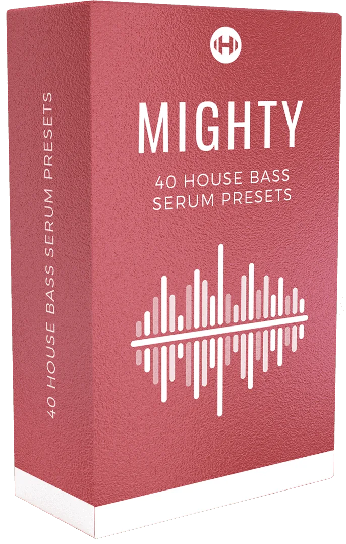 Hyperbits Mighty house bass Serum preset pack box