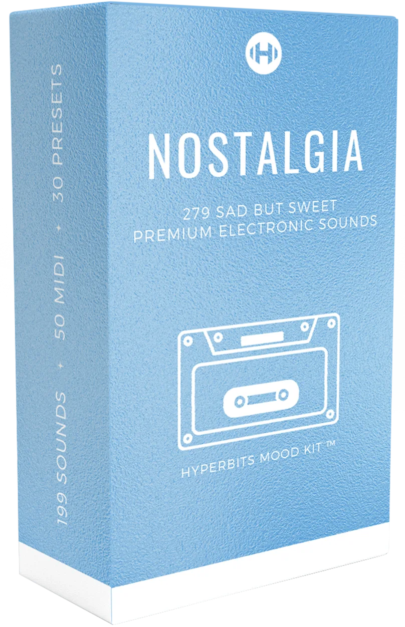 Hyperbits Nostalgia sample pack and Serum preset box