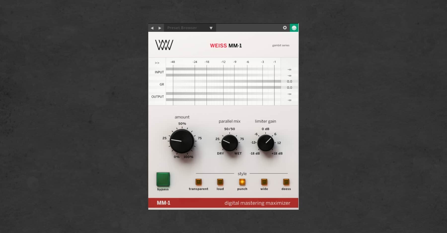 Best Mastering Plugins: Weiss Maximizer